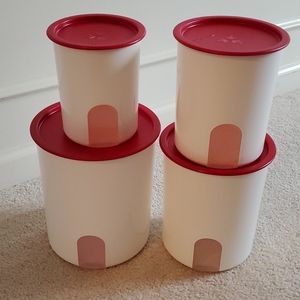 Tupperware One Touch Canister Set